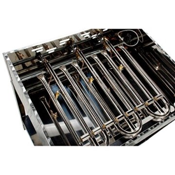 Gasgrill 12 kW mit Grillrost 3-flammig Gasgrill Grill Gastrobräter Profigrill Verein - 
