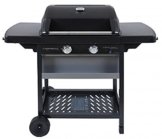Gasgrill 2 Series Classic L mit zwei Zeltbrennern aus Stahl, Leistung 7500 Watt, Thermometer im Deckel integriert -