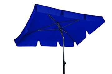 GoodSun Sonnenschirm, Rechteckschirm FL ca. 180x120cm/4tlg. D. 810 dunkelblau - 
