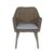 greemotion Rattansessel Mallorca im 2er-Set - Loungesessel aus Rattan mit Alu-Beinen in Holz-Optik - Rattanstühle braun - Gartensessel aus Polyrattan - Korbsessel mit Auflage in Grau, Indoor & Outdoor - 