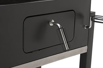 Grillchef by Landmann Holzkohle - Grillwagen Komfort, Schwarz, 106 x 63 x 114 cm - 