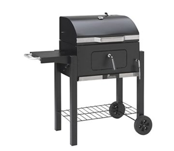 Grillchef by Landmann Holzkohle - Grillwagen Komfort, Schwarz, 106 x 63 x 114 cm -