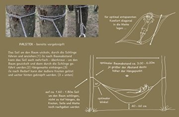 HAWK Outdoor Ultra-light Reise-Hängematte aus Fallschirm-Seide 200kg Traglast Set mit Befestigung - 2 Karabiner und 2 Seile - Reise, Camping, Garten, Trekking, Strand, Travel-Hammock - 