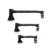 Hecht 3er Axt Set No 7 Spaltaxt Axt Beil Spalthammer Axtset Spaltbeil Neu - 
