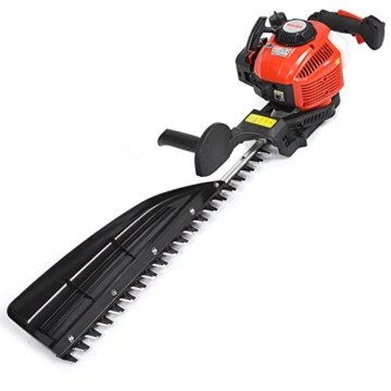 HECHT Benzin-Heckenschere 9375 Motor-Strauch-Schere (0,95 PS, 72 cm Schwertlänge und 20 mm Ø Schnittstärke) - 