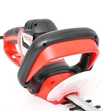 HECHT Elektro-Heckenschere 610 Strauch-Schere (600 Watt, 68 cm Schwertlänge und 24 mm Ø Schnittstärke) - 