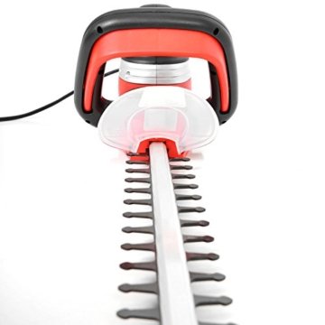 HECHT Elektro-Heckenschere 610 Strauch-Schere (600 Watt, 68 cm Schwertlänge und 24 mm Ø Schnittstärke) - 