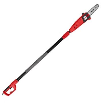 HECHT Elektro-Hochentaster 975 W Astkettensäge Profi-Astsäge (750 Watt, Schwertlänge: 24 cm, Teleskop bis 4,5 m) - 