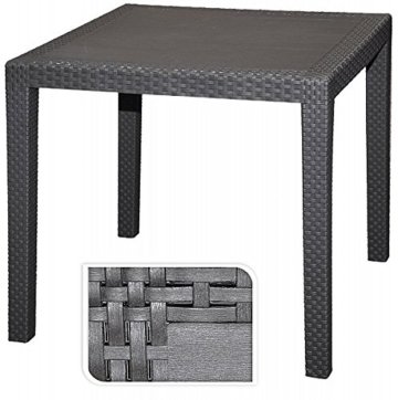 Ipae - Progarden Tavolo King 80x80 Antracite KIN032AN -