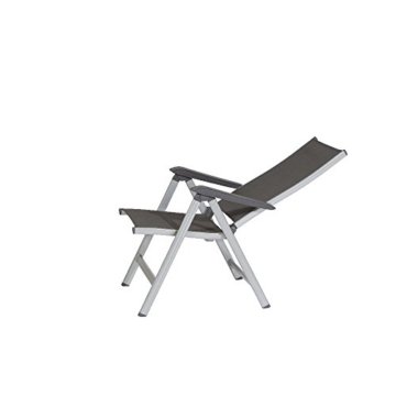 Kettler Basic Plus Multipositionssessel silber/anthrazit - 