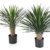 Künstliche Yucca Rostrata mit 176 Blättern, DELUXE, 80 cm - Kunstbusch / Yucca Kunstpflanze - artplants - 