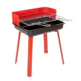 Landmann 11526 PortaGo Holzkohlegrill, rot -