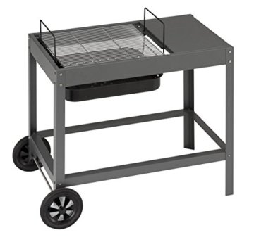 Landmann 11601 Holzkohlegrill Collection Nummer 1 Grillwagen, silber - 