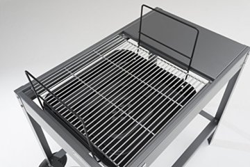 Landmann 11601 Holzkohlegrill Collection Nummer 1 Grillwagen, silber - 