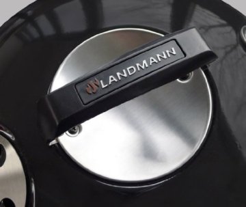Landmann Holzkohle-Kugelgrill Black Pearl comfort, Schwarz, 70 x 61 x 98 cm - 