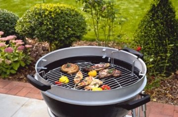 Landmann Holzkohle-Kugelgrill Black Pearl comfort, Schwarz, 70 x 61 x 98 cm - 