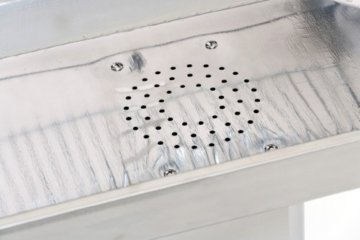 Landmann Holzkohle - Säulengrill, Silber, 57 x 49 x 90 cm - 