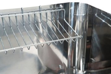 Landmann Holzkohle - Säulengrill, Silber, 57 x 49 x 90 cm - 