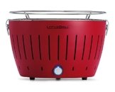 LotusGrill Holzkohlengrill Serie 340, Farbe feuerrot, 35 x 35 x 23,4 -