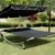 Loywe Sonnenliege Doppelliege mit Dach für 2-Personen LW22Schwarz-New - 