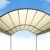 Miadomodo Garten Metall Pavillon in Beige Partyzelt aus Stahl ca. 3x4 m - 