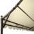 Miadomodo Garten Metall Pavillon in Beige Partyzelt aus Stahl ca. 3x4 m - 