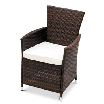 Miadomodo Polyrattan Stuhle (4er Set) Rattan Gartenmobel Gartengarnitur Sitzgruppe - Farbwahl - 