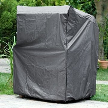 Monkey Mountain 30293 Schutzhülle DELUXE für Strandkorb - 130 cm x 100 cm x 170 cm / 134 cm - Oxford Polyester 420D inklusive Tragebeutel - 