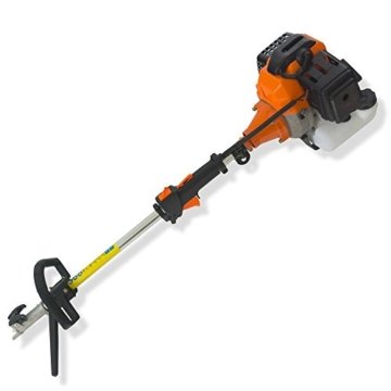 Nemaxx MT52 4in1 Benzin Gartenwerkzeug Motorsense - leistungsstarkes Multitool mit 52ccm, 3,0 PS Zweitaktmotor - Aufsätze für Grasschneider, Dickichtschneider, Heckenschere und Hochentaster - 