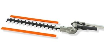 Nemaxx MT52 4in1 Benzin Gartenwerkzeug Motorsense - leistungsstarkes Multitool mit 52ccm, 3,0 PS Zweitaktmotor - Aufsätze für Grasschneider, Dickichtschneider, Heckenschere und Hochentaster - 
