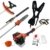 Nemaxx MT52 4in1 Benzin Gartenwerkzeug Motorsense - leistungsstarkes Multitool mit 52ccm, 3,0 PS Zweitaktmotor - Aufsätze für Grasschneider, Dickichtschneider, Heckenschere und Hochentaster -