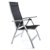 Nexos ZGC34483 Klappstühle Garten/Liegestuhl Aluminium klappbar, schwarz - 