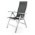 Nexos ZGC34483 Klappstühle Garten/Liegestuhl Aluminium klappbar, schwarz -