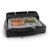 oneConcept Dr. Beef II Grill Tischgrill Elektrogrill Standgrill (2000 Watt, stufenlose Hitzeregulierung, Standfuß, abnehmbares Heizelement) schwarz - 