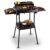 oneConcept Dr. Beef II Grill Tischgrill Elektrogrill Standgrill (2000 Watt, stufenlose Hitzeregulierung, Standfuß, abnehmbares Heizelement) schwarz -