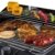 oneConcept Dr. Beef II Grill Tischgrill Elektrogrill Standgrill (2000 Watt, stufenlose Hitzeregulierung, Standfuß, abnehmbares Heizelement) schwarz - 