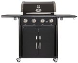 Outdoorchef CANBERRA 4G schwarz BBQ Gasgrill Grillstation 4 Brenner 18.131.27 -