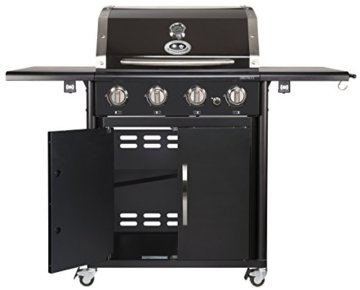 Outdoorchef CANBERRA 4G schwarz BBQ Gasgrill Grillstation 4 Brenner 18.131.27 - 
