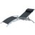 Outsunny Sonnenliege Gartenliege Gartenstuhl Relaxsessel Liegestuhl Aluminium, schwarz, 170x64x82 cm, 01-0705 - 