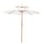 Outsunny Sonnenschirm, weiß, 270x270x260 cm, 840-025CW -