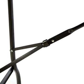 Partytisch Klapptisch Gartentisch Rattan-Optik 180 x 75 cm schwarz stabil Esstisch Buffettisch Tragegriff bis 170 kg - 