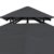 Pavillon 3x3m Festzelt Partyzelt Gartenpavillon Bierzelt Garten Eventpavillon Anthrazit - 