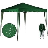 Pavillon Capri 3x3m in Grün - Faltpavillon Zelt Gartenzelt Sonnenschutz Popup -
