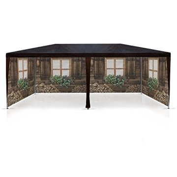 Pavillon Skihütte Almhütte Oktoberfest Partyzelt 3x6m - Bierzelt Gartenlaube Hüttendesign Pavillion Pavilion - 
