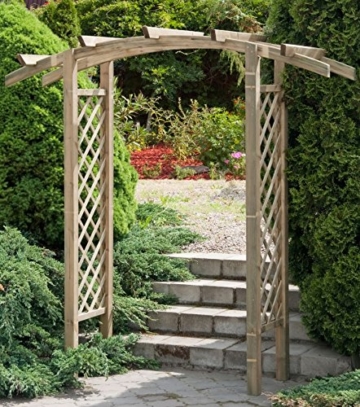 Pergola "Blauregen" gebogen - Abmessung: 220 x 80 x 215 cm (L x B x H) -