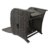 Poly Rattan Gartensessel Rattanstuhl Rattansessel Relaxsessel Fernsehsessel Loungesessel mit Fußteil stufenlos verstellbar Grau meliert + Auflage Schwarz Rattanmöbel Terrassenmöbel Balkonmöbel Gartenmöbel - 