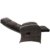 Poly Rattan Gartensessel Rattanstuhl Rattansessel Relaxsessel Fernsehsessel Loungesessel mit Fußteil stufenlos verstellbar Grau meliert + Auflage Schwarz Rattanmöbel Terrassenmöbel Balkonmöbel Gartenmöbel - 