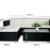 POLY RATTAN Lounge Gartenset SCHWARZ Sofa Garnitur Polyrattan Gartenmöbel Neu - 