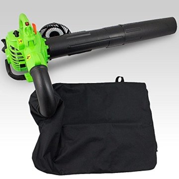Profi Benzin 3in1 Laubsauger Laubbläser Laubhäcksler Fangsack Gartenhäcksler 1 PS - 