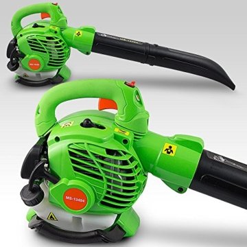Profi Benzin 3in1 Laubsauger Laubbläser Laubhäcksler Fangsack Gartenhäcksler 1 PS - 